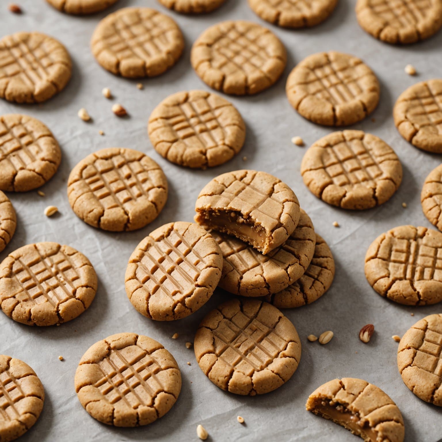 Chewy Peanut Butter Cookies