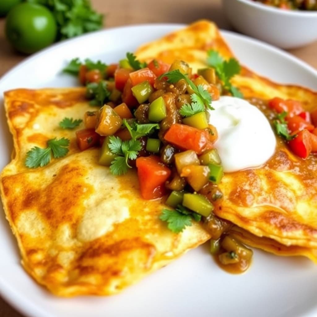 Chilaquiles med ristet tomatillo-salsa