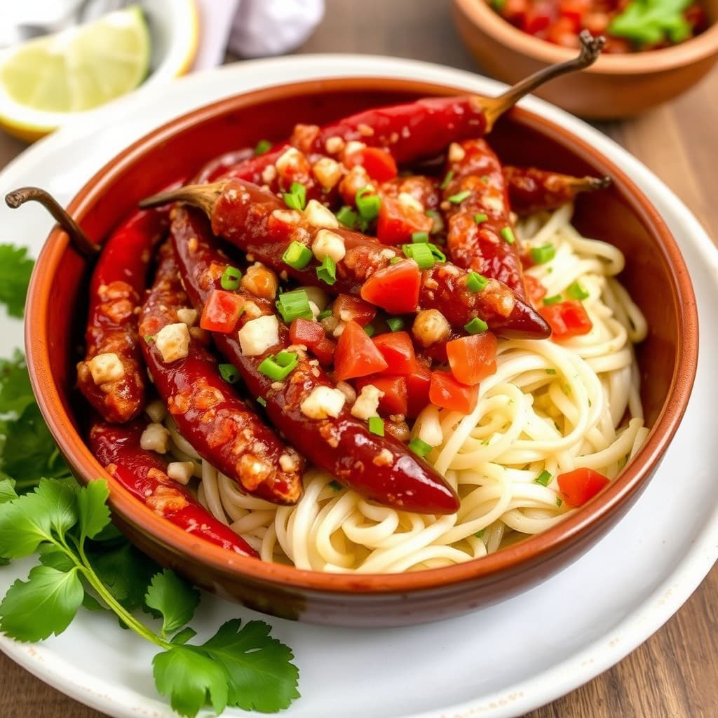 Chiles Salteados, slik som Los Arcos