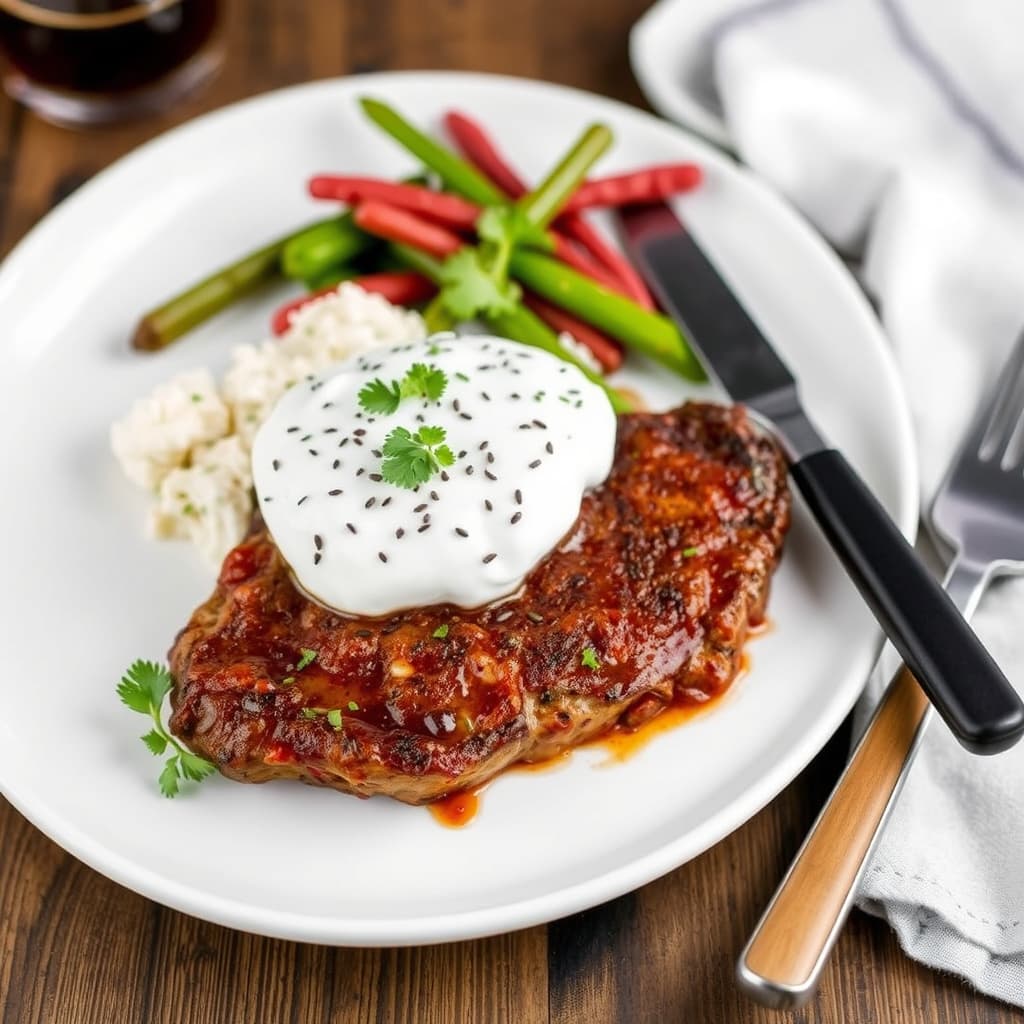 Chili- og kaffekrydret biffer