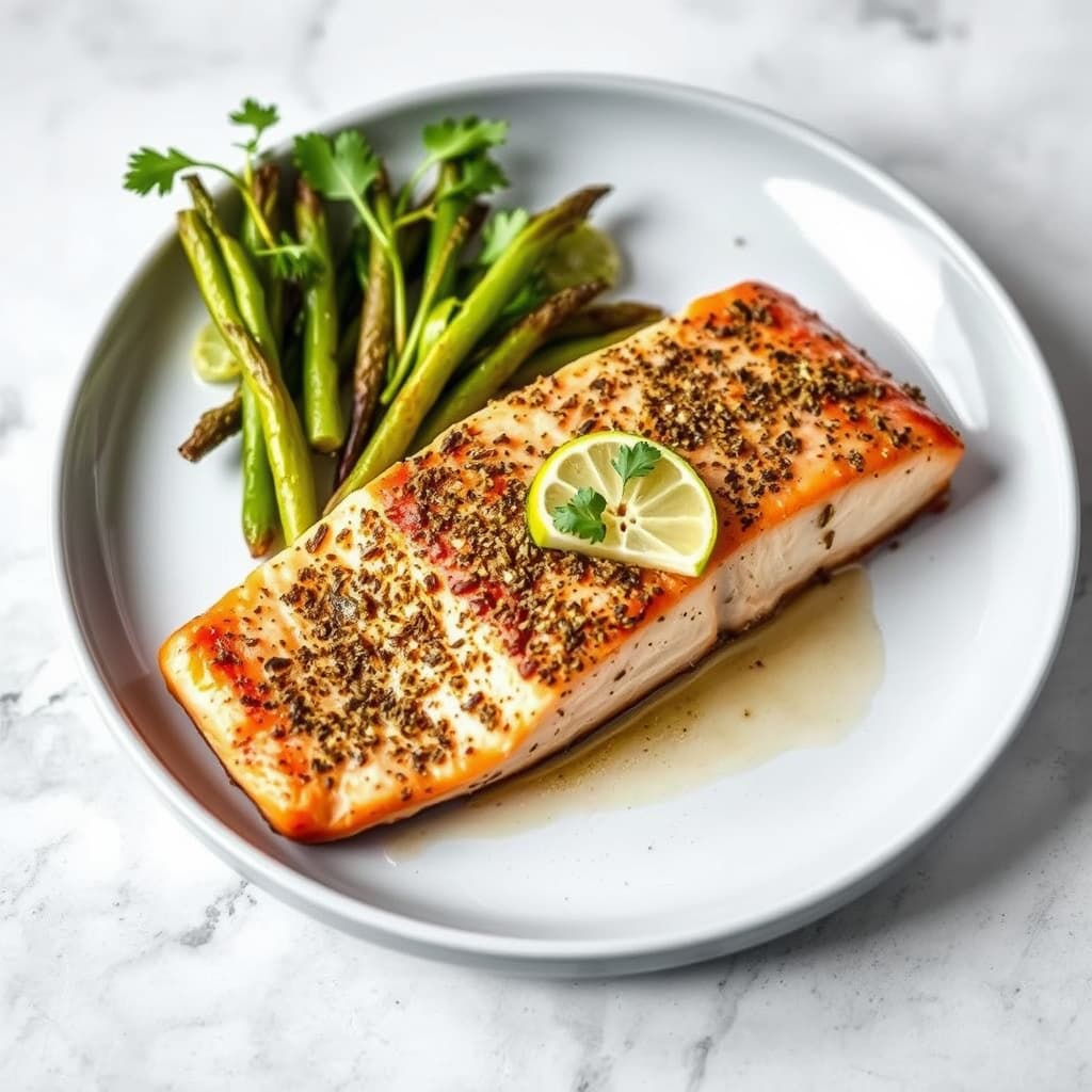 Chili- og salvie-krustet laks