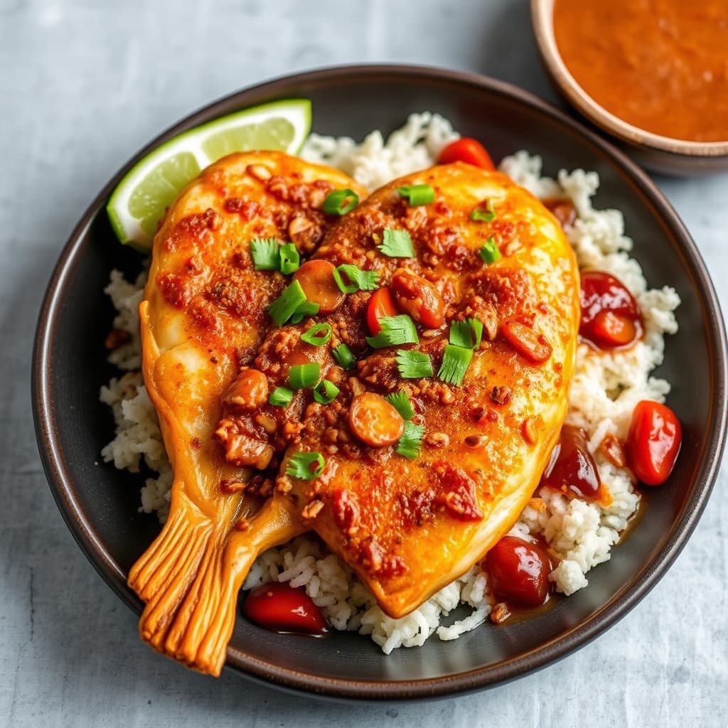 Chili- og spisskummelfritert fisk