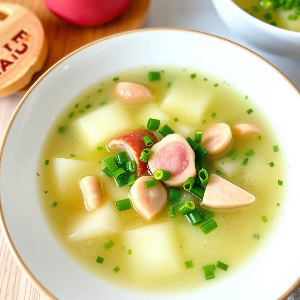 Chillout Honeydew-suppe med skinke