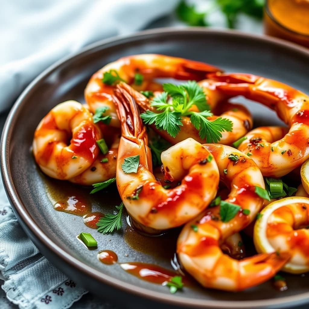 Chimichurri – fantastiske reker med Sriracha-cocktailsaus