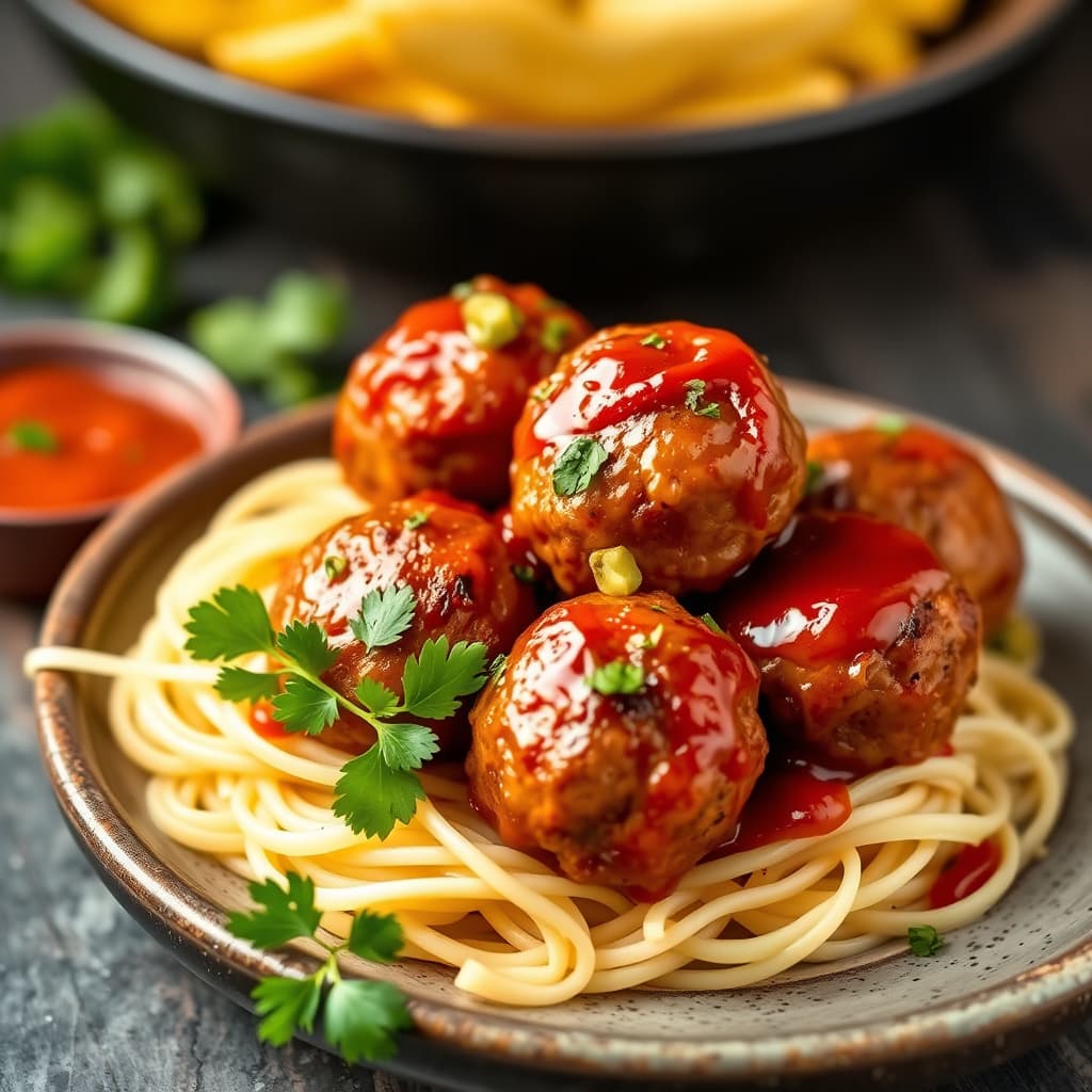 Chipotle svinekjøttboller