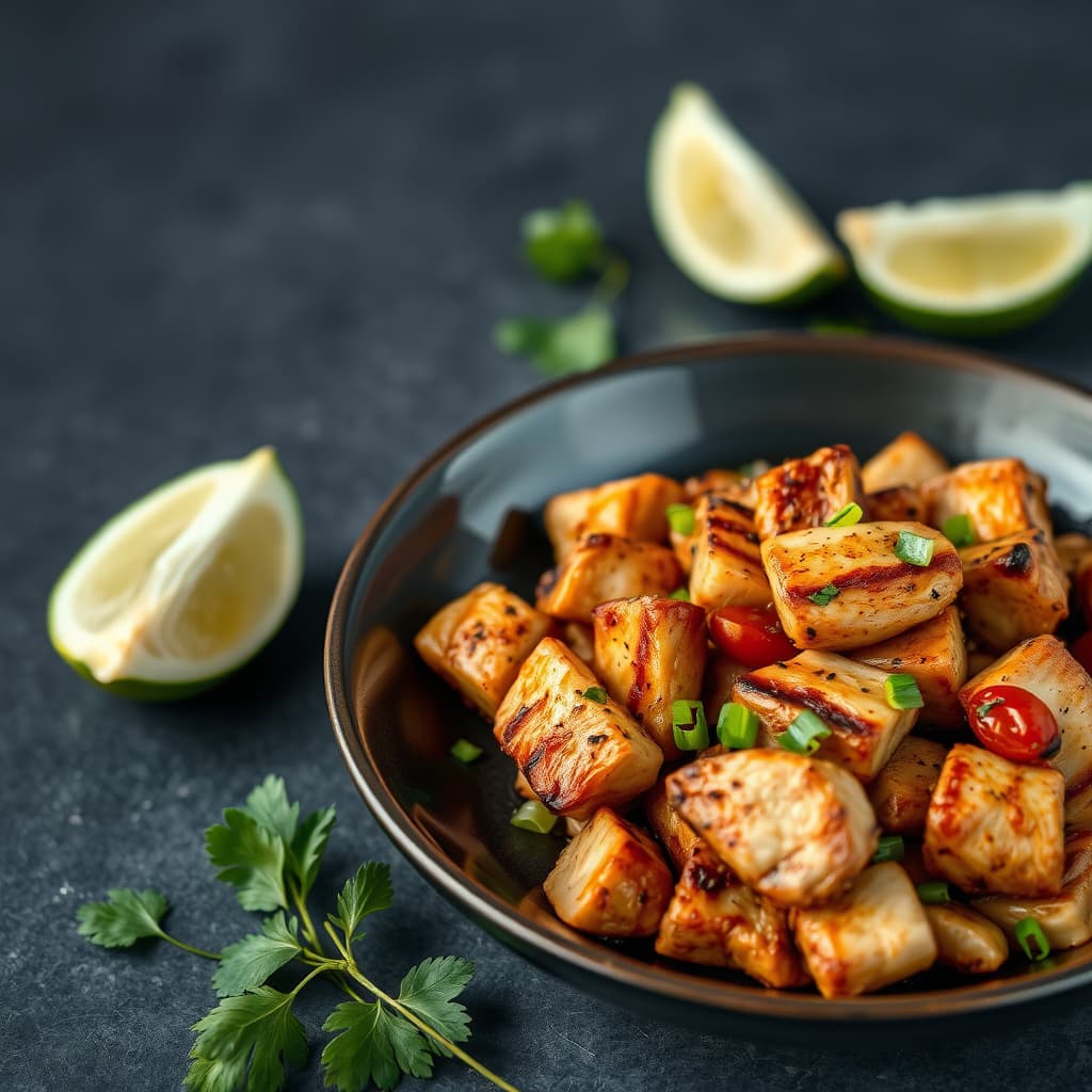 Chopped Grillet Kylling Kelaguen Mannok