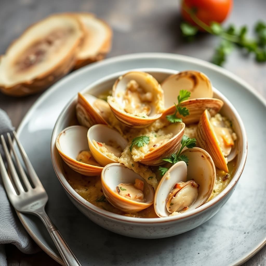 Clams au Gratin