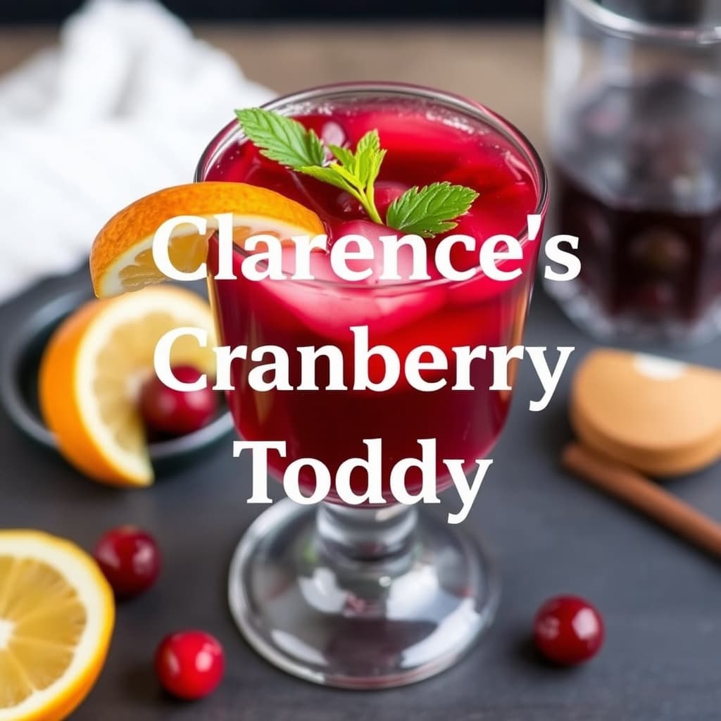 Clarence sin tranebær-toddy