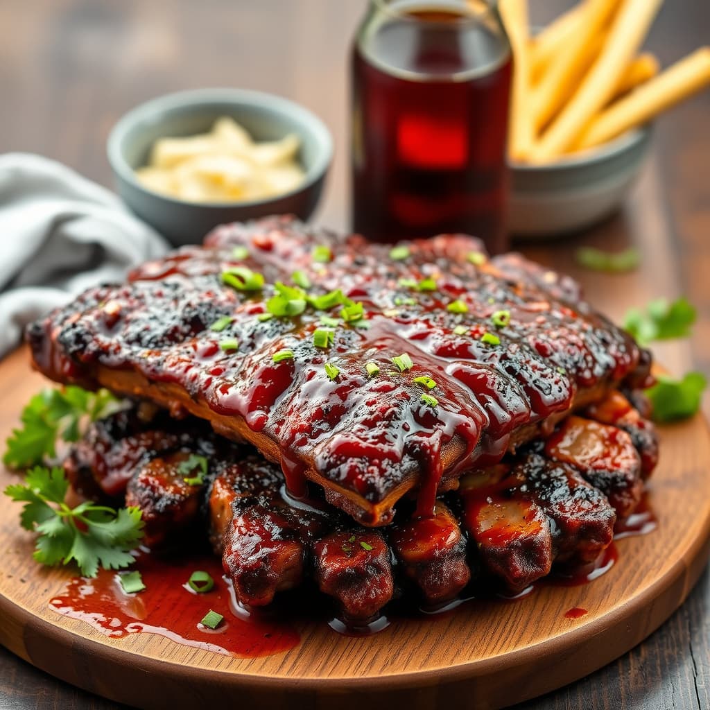Cola-barbeque ribbe