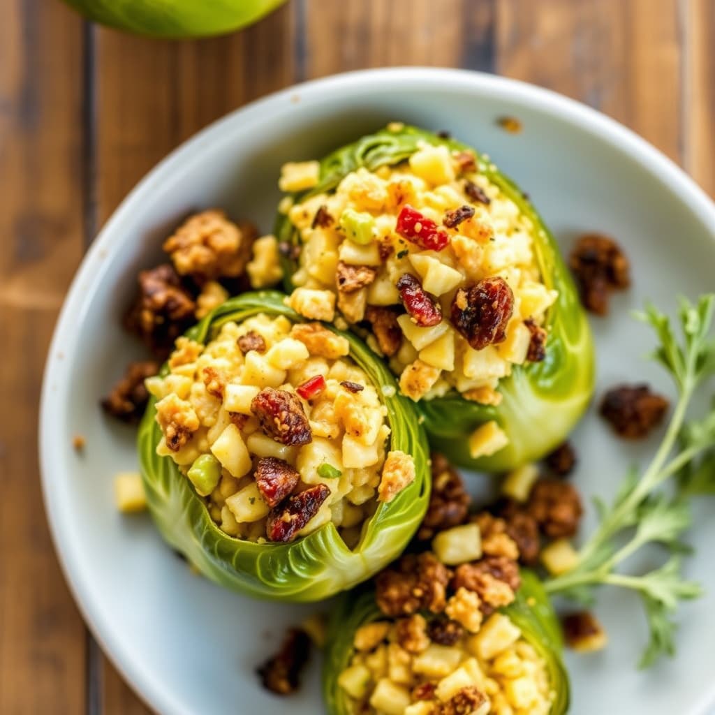 Colcannon-fylte rosenkål