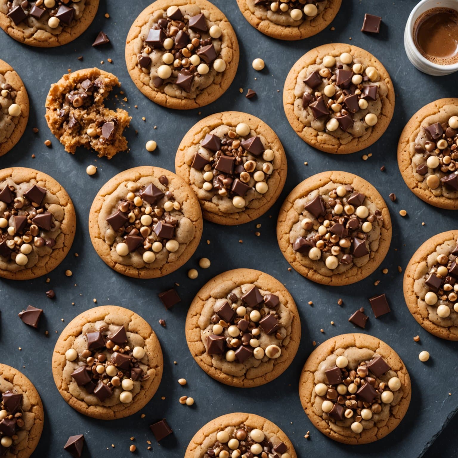 Cookies med Chocbit-topping