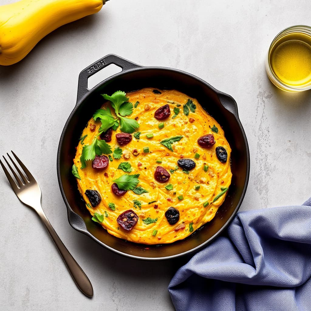 Crookneck Squash Frittata
