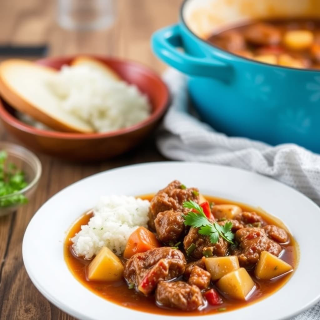 Cubansk biffgryte: Carne con Papas