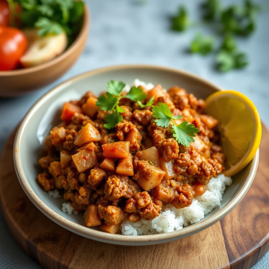 Cubansk stil Picadillo