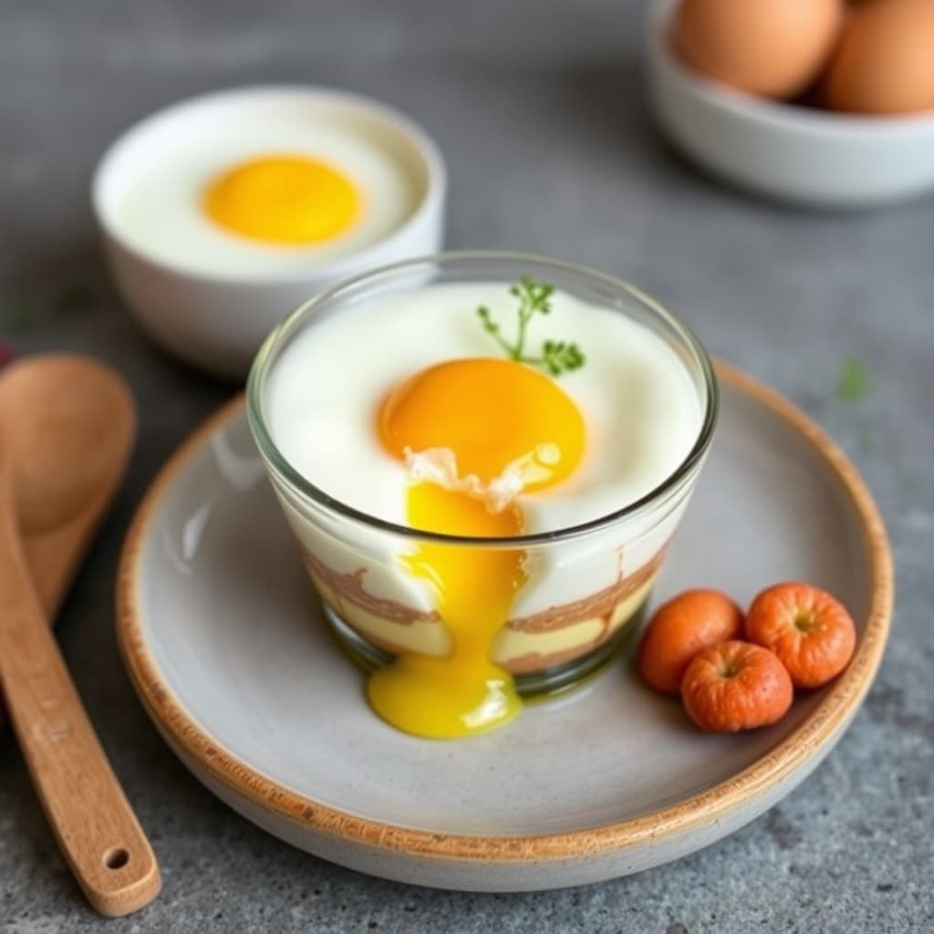 Dali-Side Up "Egg" Dessert