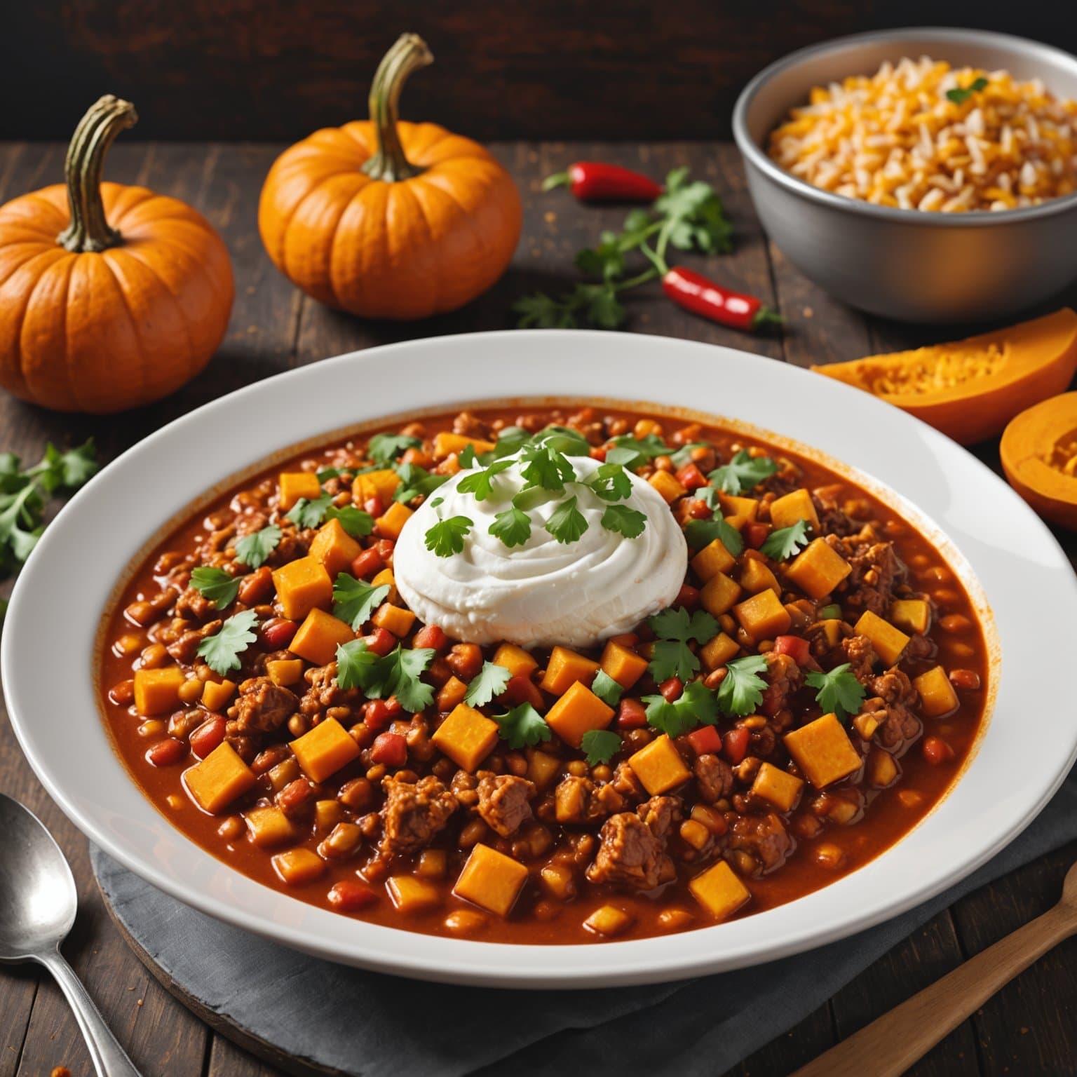 DannyZs kalkun- og gresskar-chili