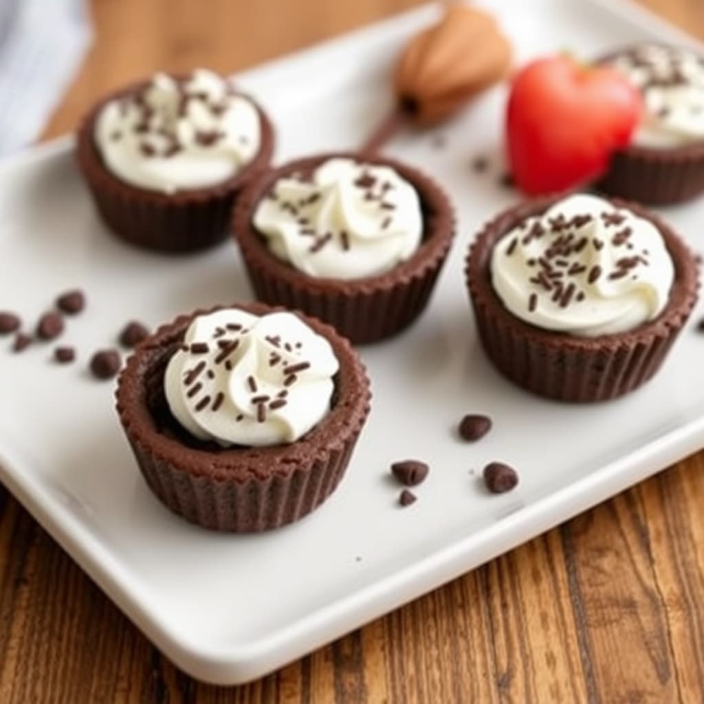 Decadent duo for decadent duoer: Sjokoladekopper med pisket krem