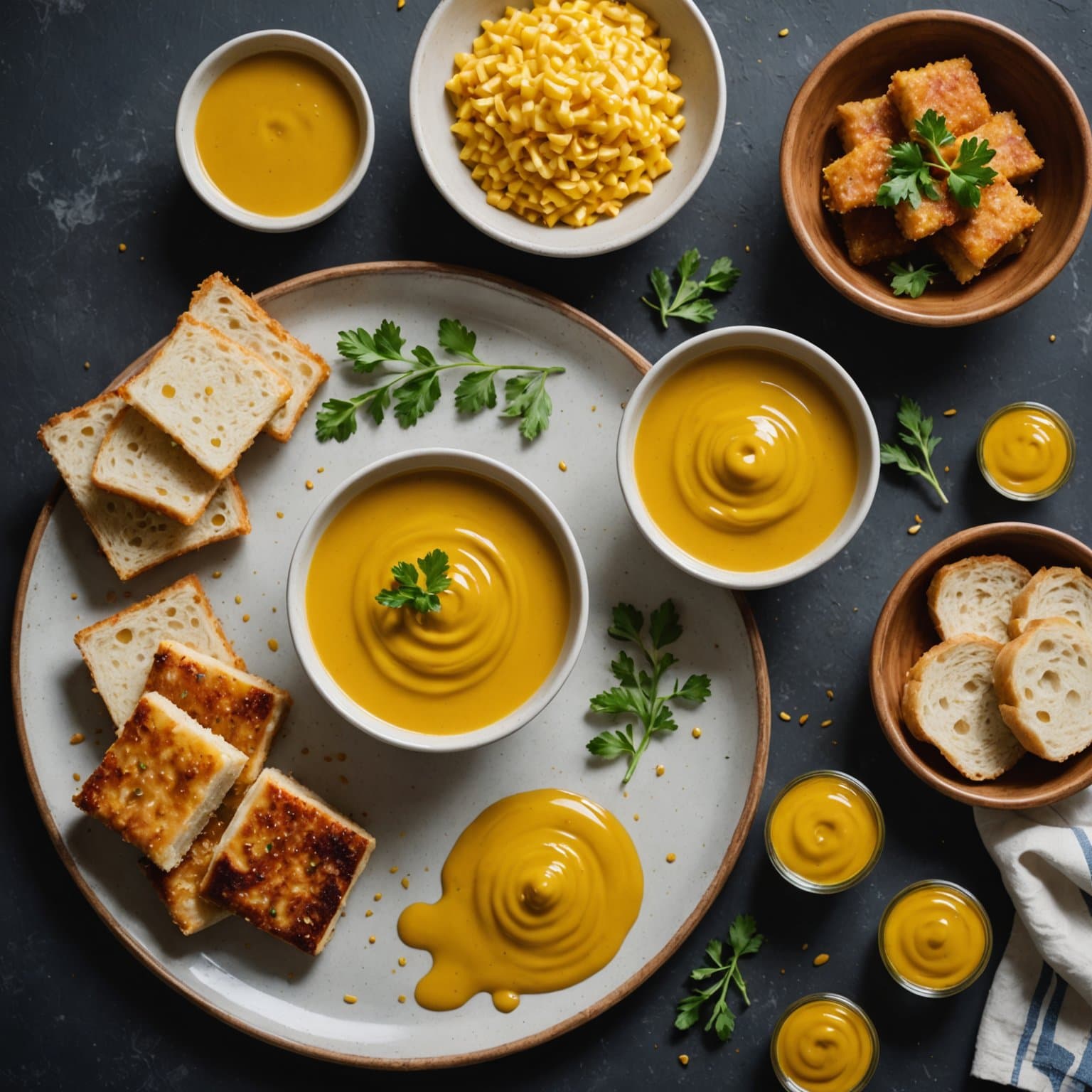 Deilige honning- og sennepsdippesaus