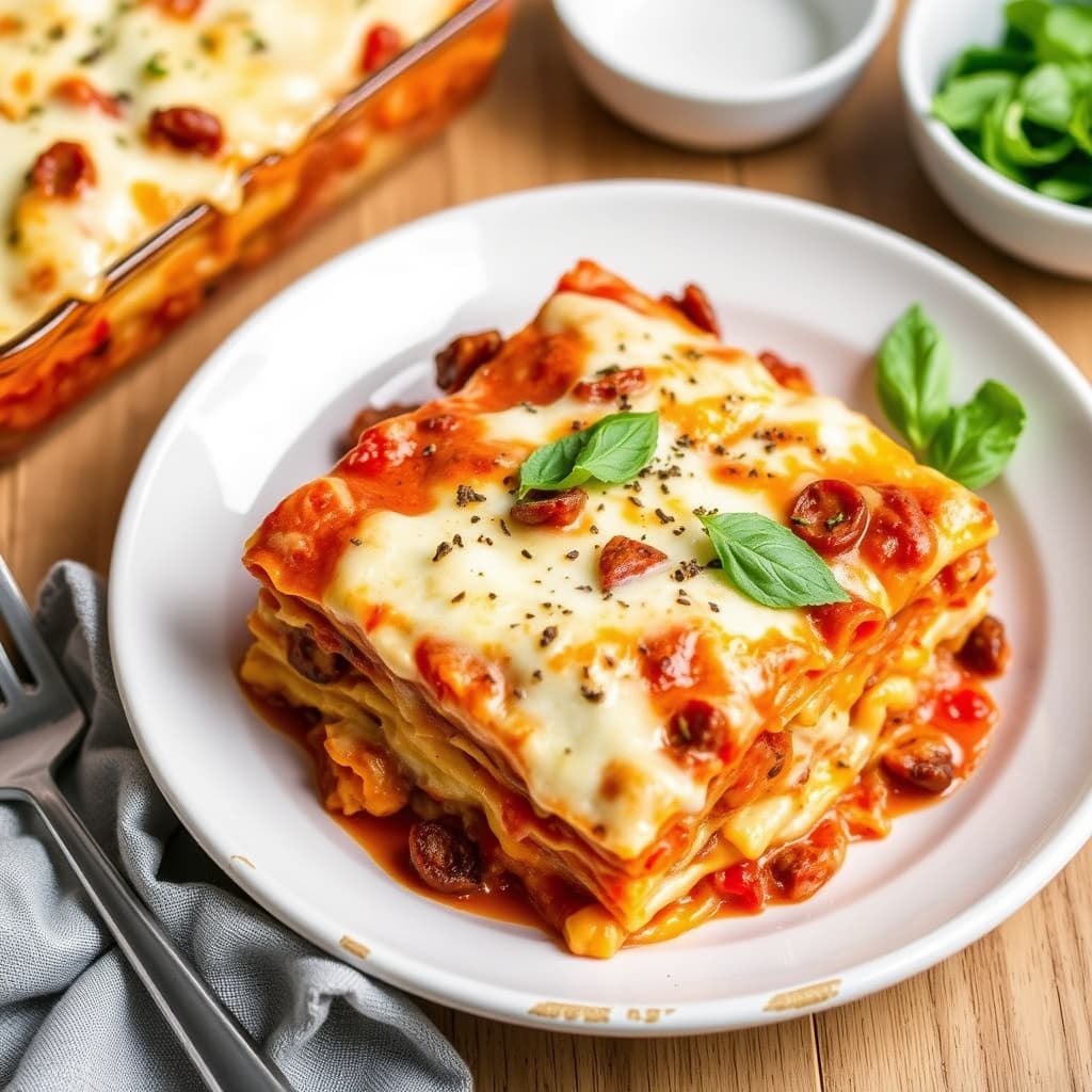 Dekonstruert lasagne