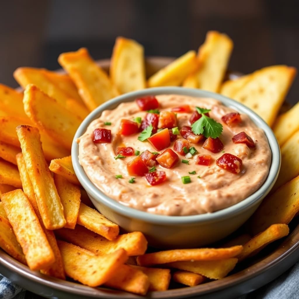 Den beste bacon- og tomatdippen