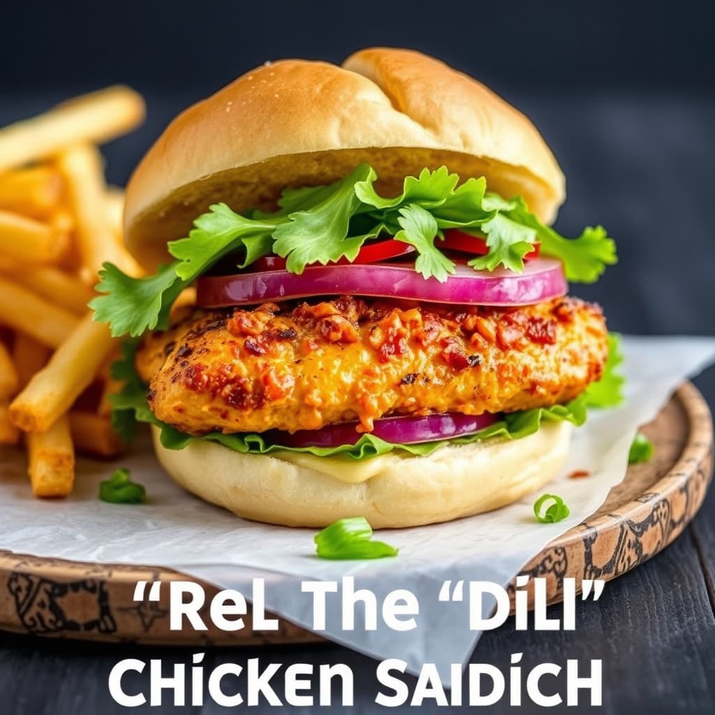 Den ekte "Dill" kyllingburgeren