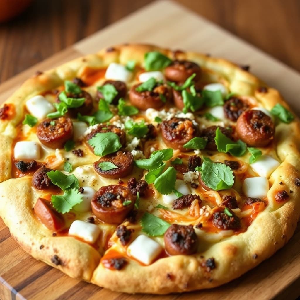 Den lastede potetpizza