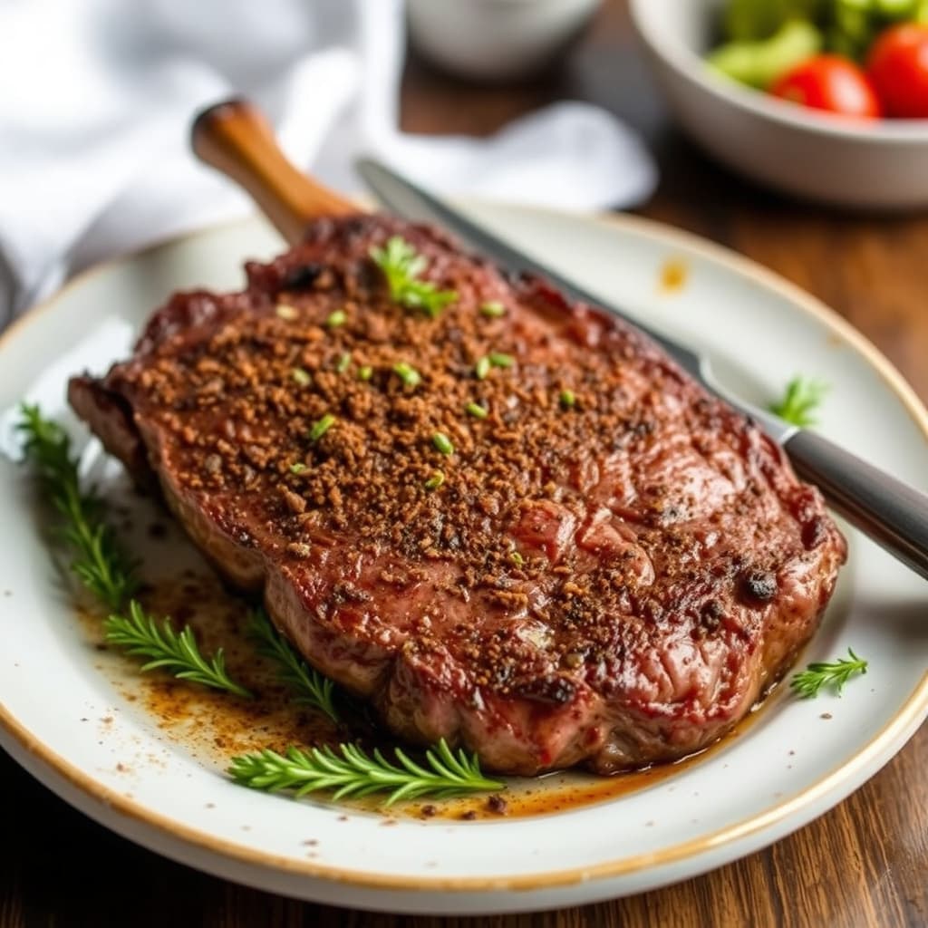 Den ultimate ribbesteken med krydret rub