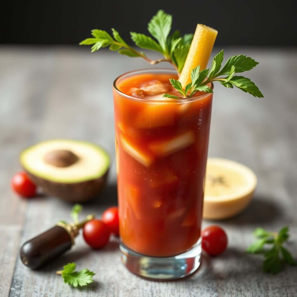 Detox Juicy Mary... med kanskje en liten skvett vodka