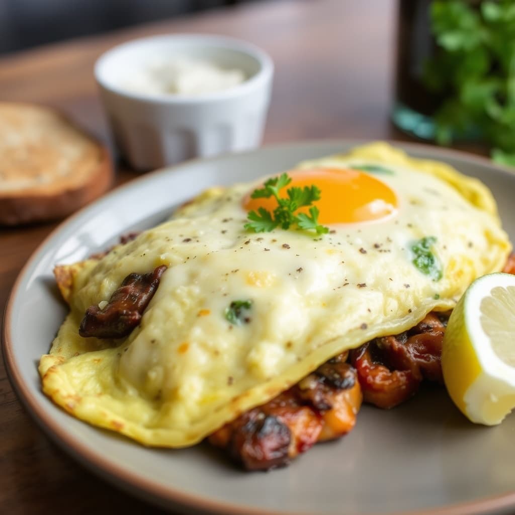 Diner-stil vestlig omelett