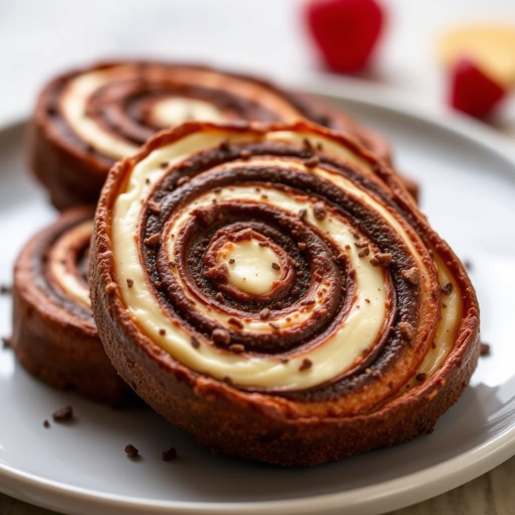 Djevelens mat vaniljekremspiraler