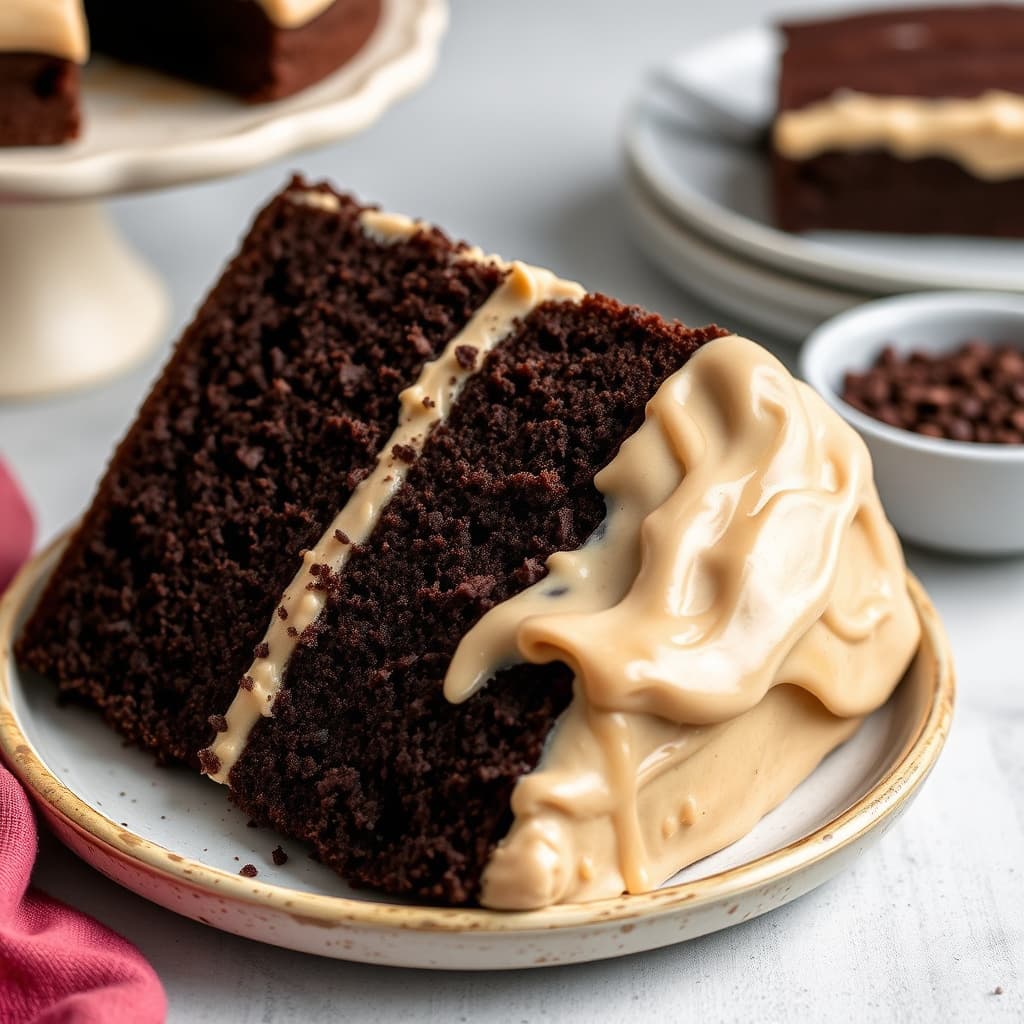 Djevelens sjokoladekake med dulce de leche-frosting