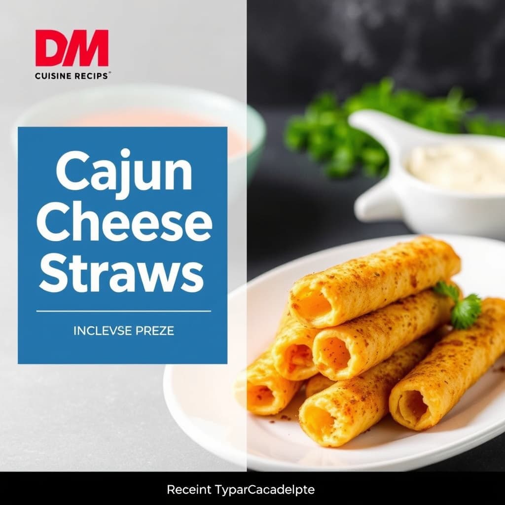 Dm Cuisine Cajun Cheese Straws