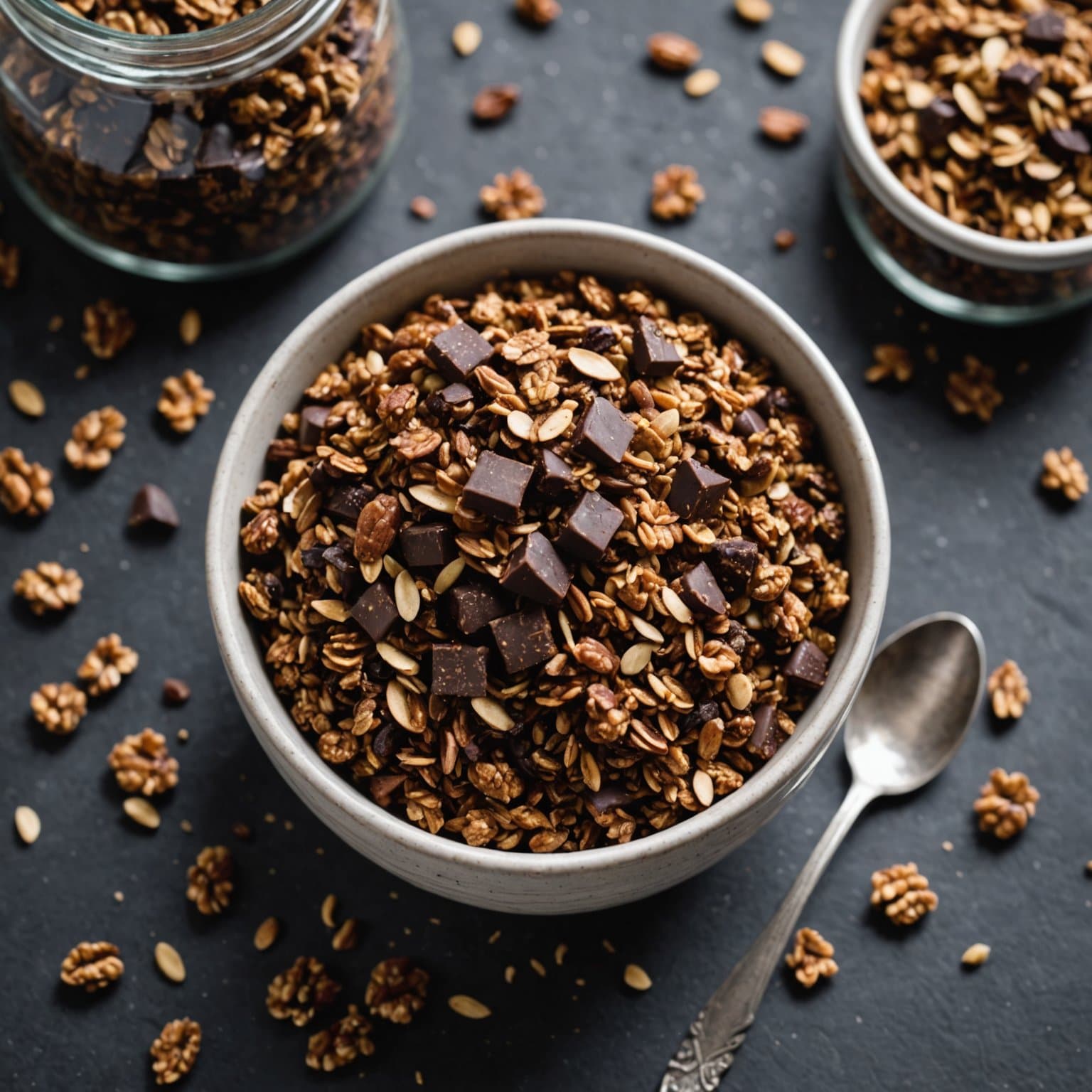 Dobbel sjokolade granola