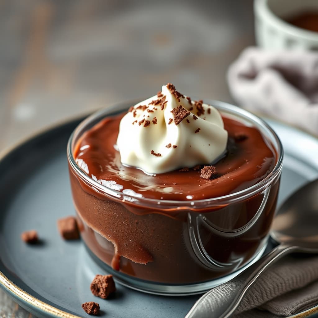 Dobbeltsjokoladekrempudding