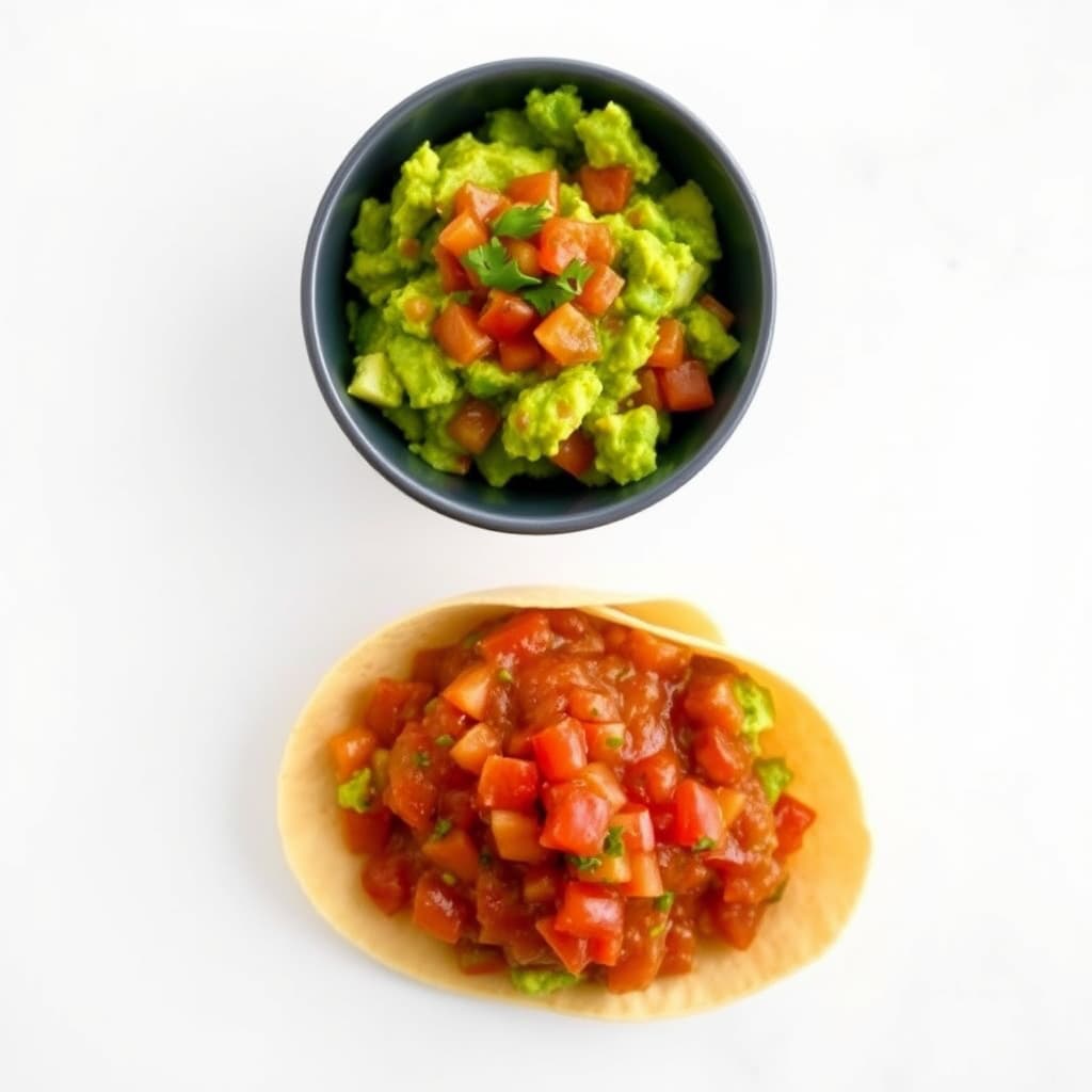 Dom's salsa og guacamole