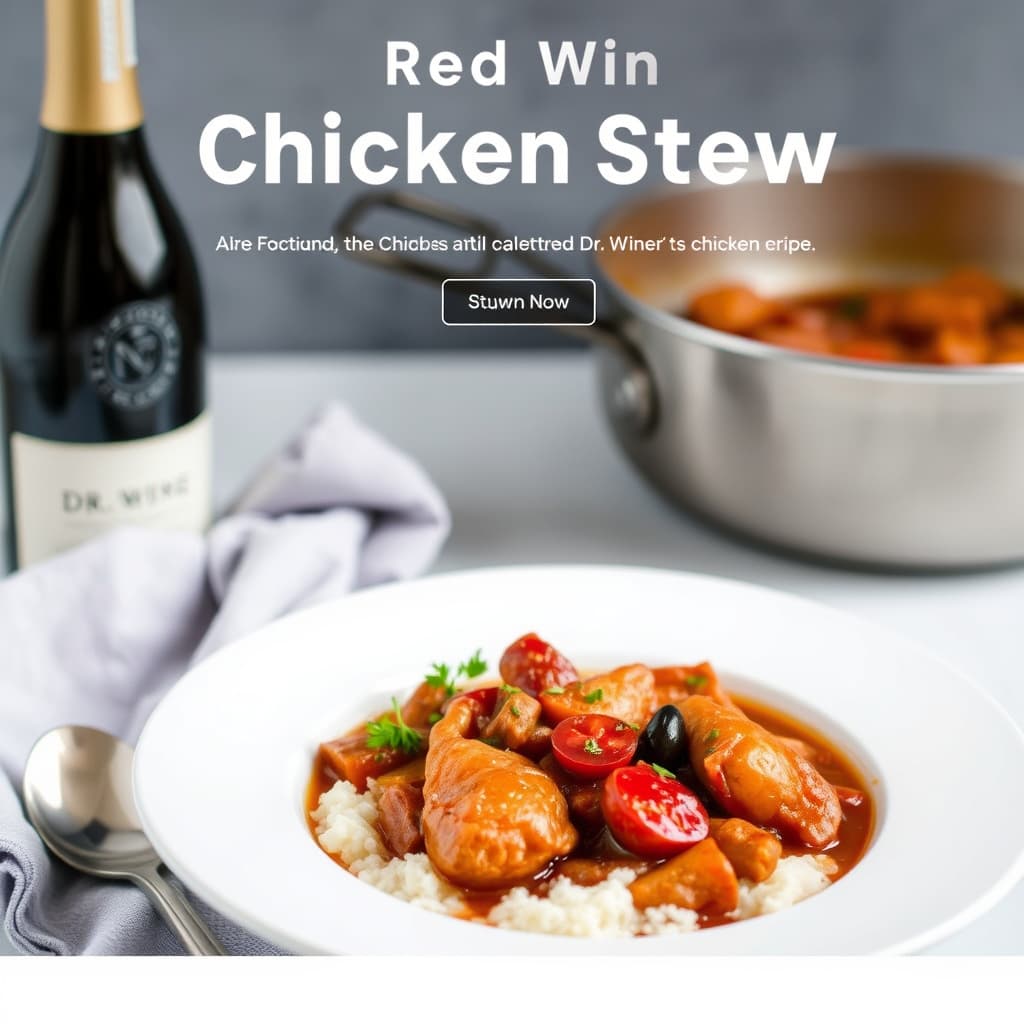 Dr. Lees rødvinskyllinggryte