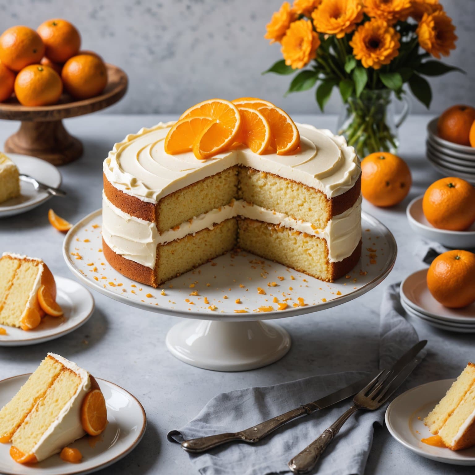 Dr. Whites appelsinkremkake