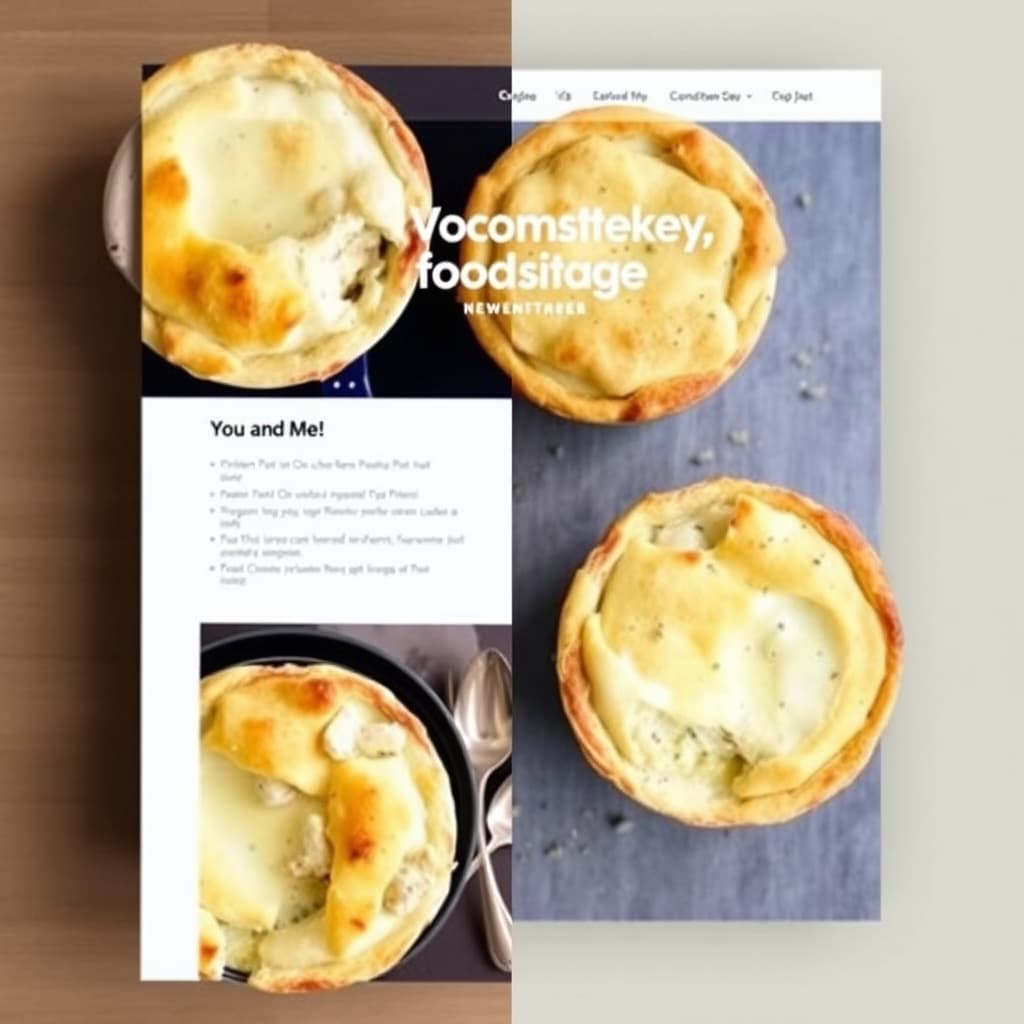 Du og jeg kyllingpotetpajer