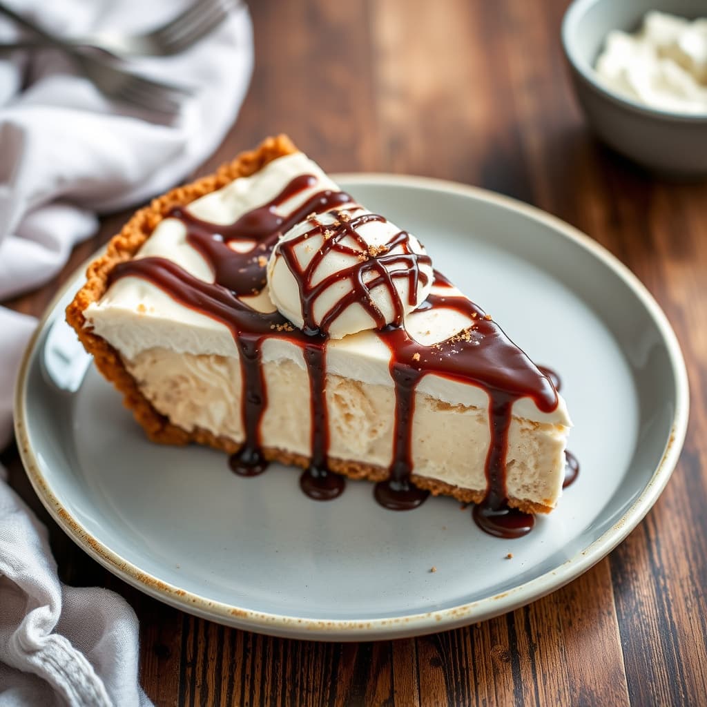 Dulce de Leche iskrempai med mocha-fudge-saus