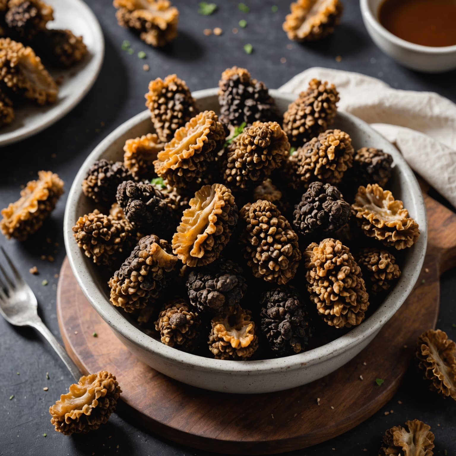 Dypstekte morellsopper