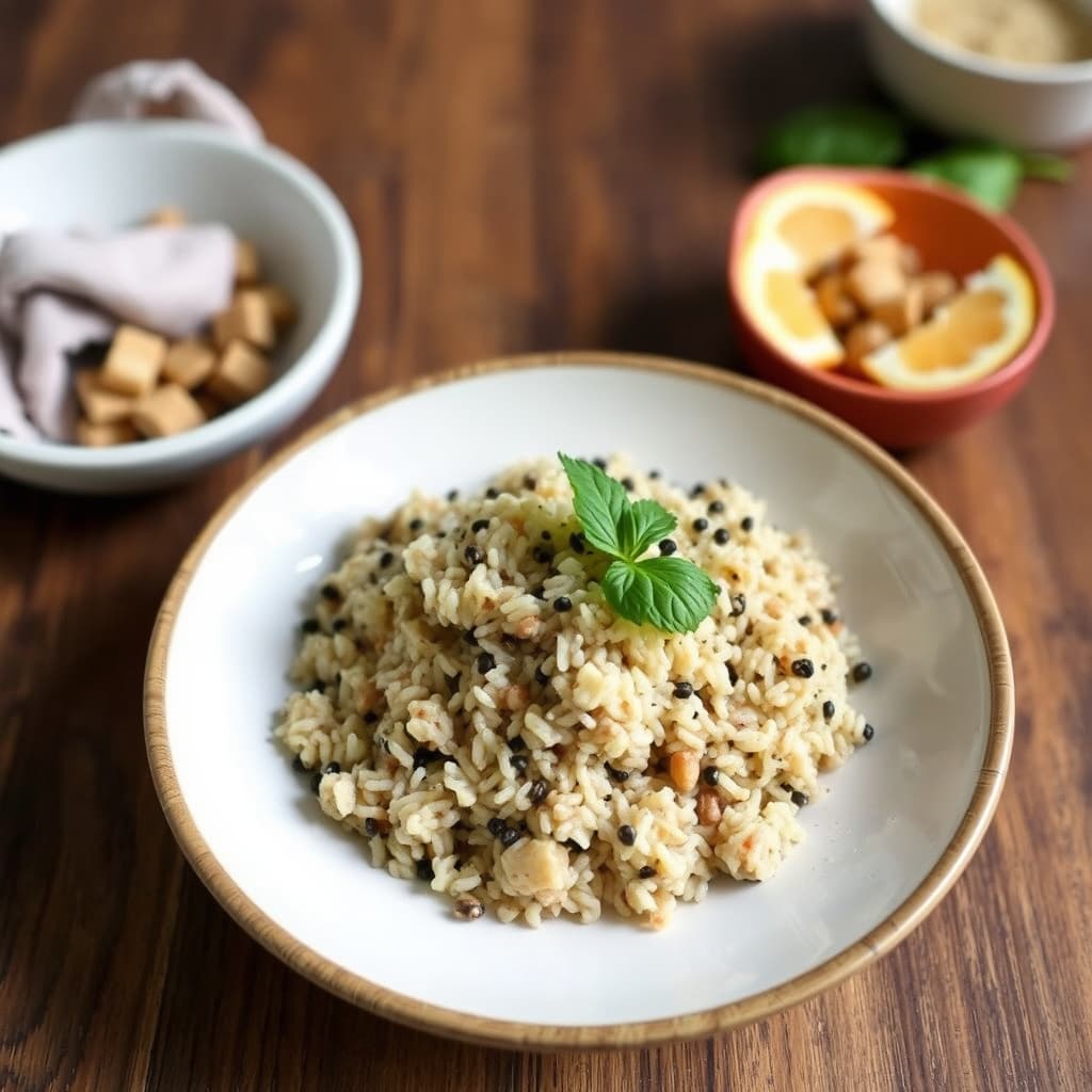 Earl Grey-te med ris