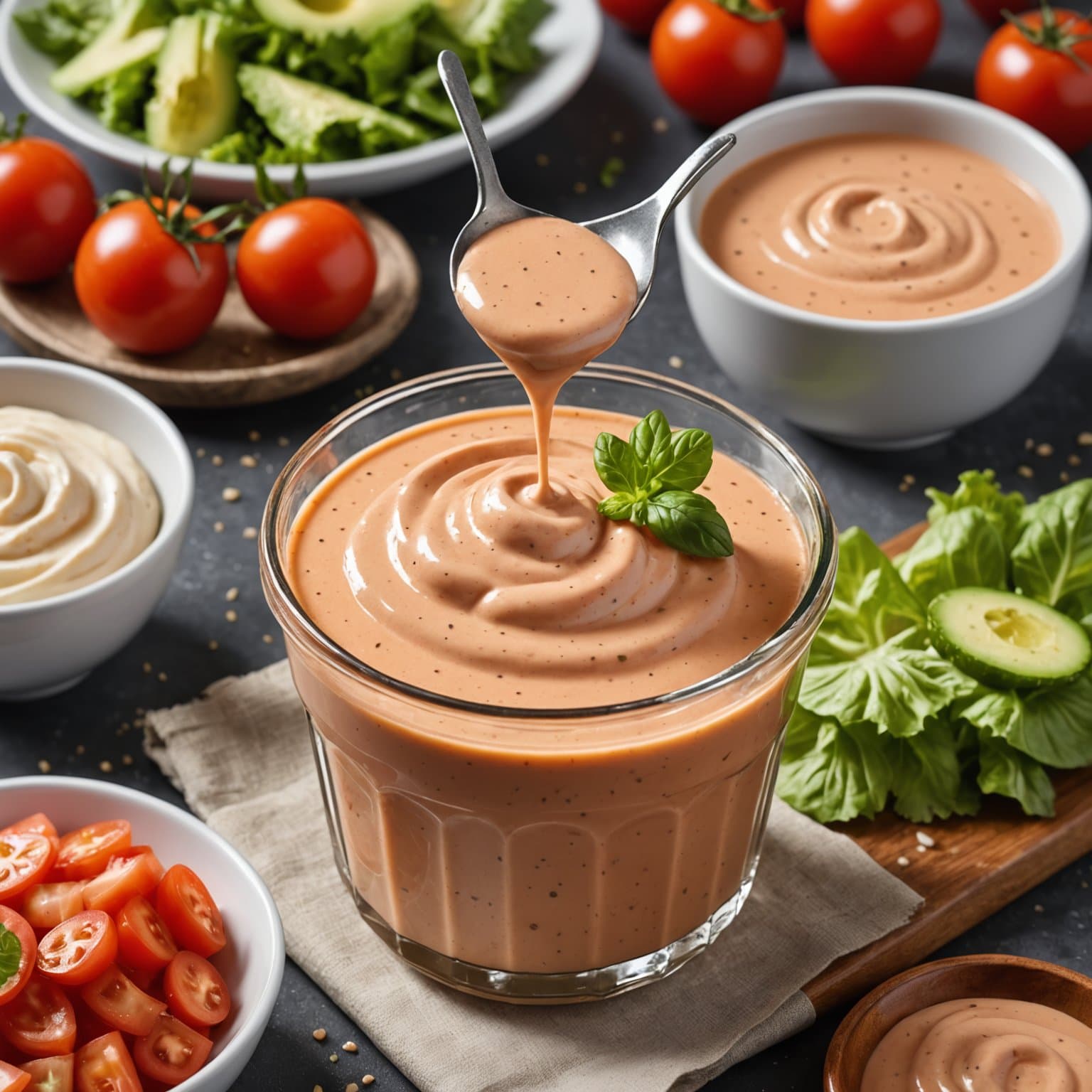 Ed sin Thousand Island-dressing