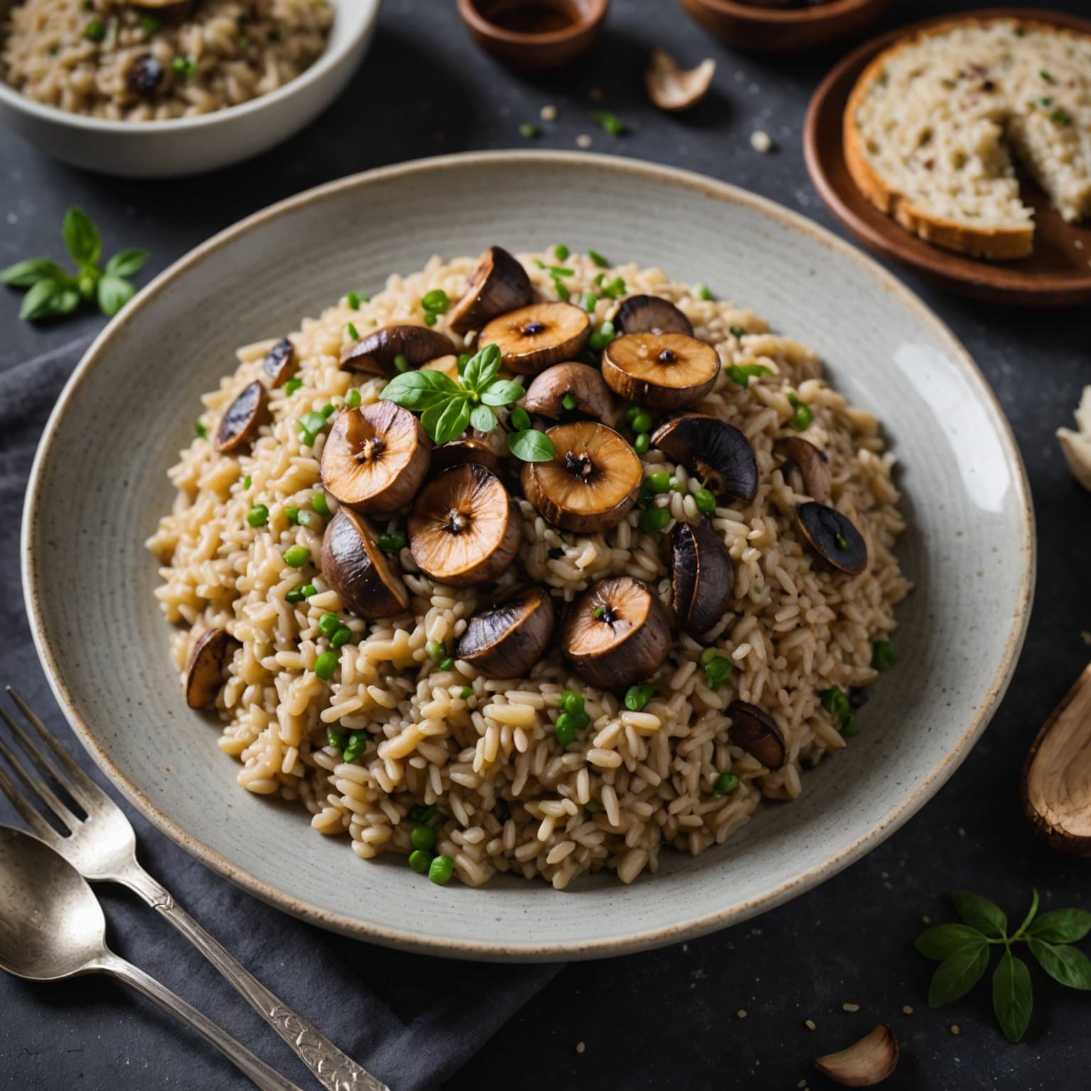 Ekte italiensk risotto med porcini-sopp