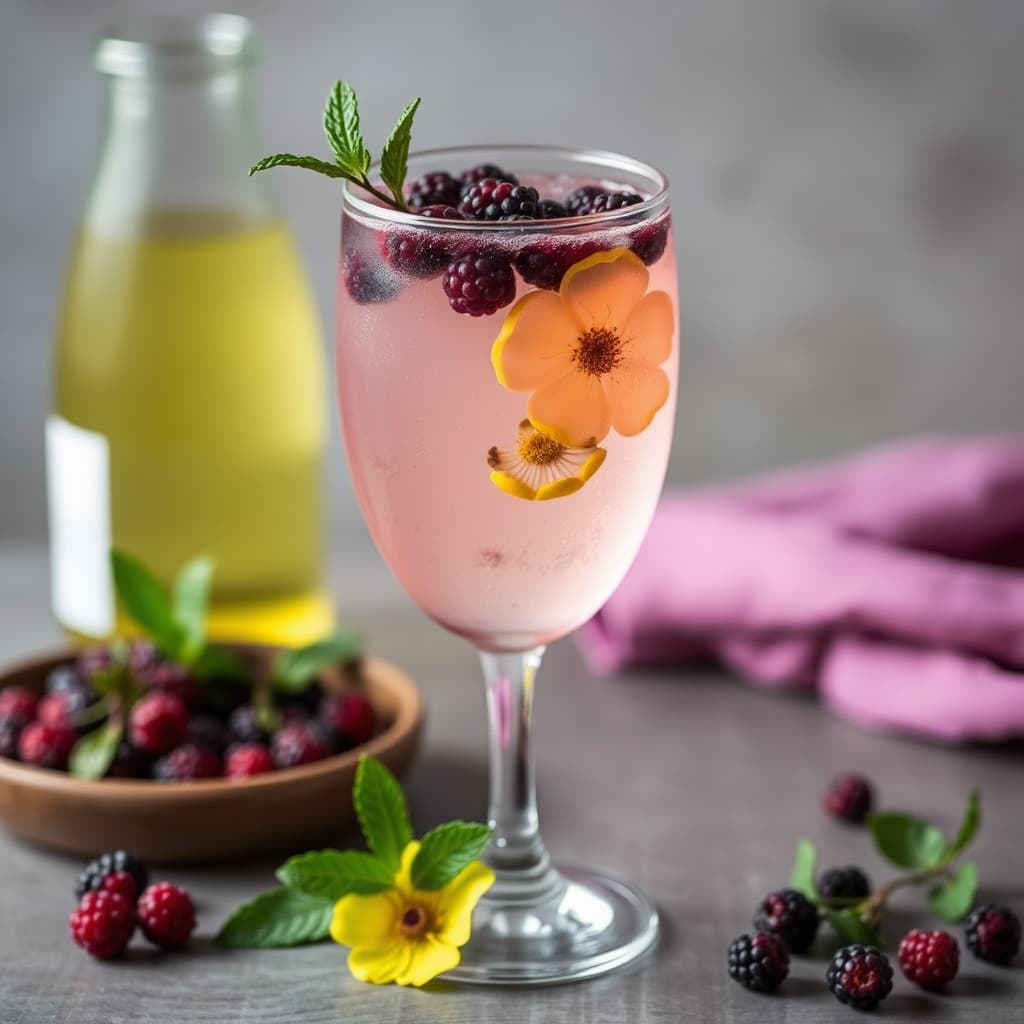 Elderberry-Flower Mimosa