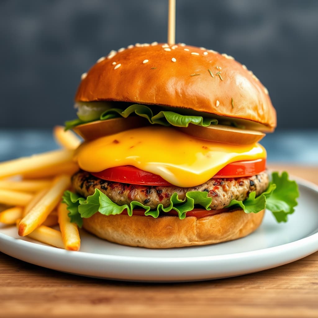 En burger for Rachael