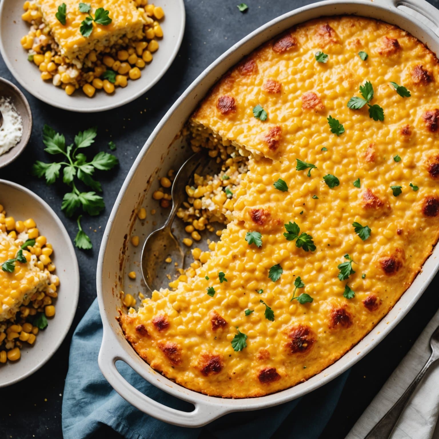 En enkel og smakfull maisgrateng