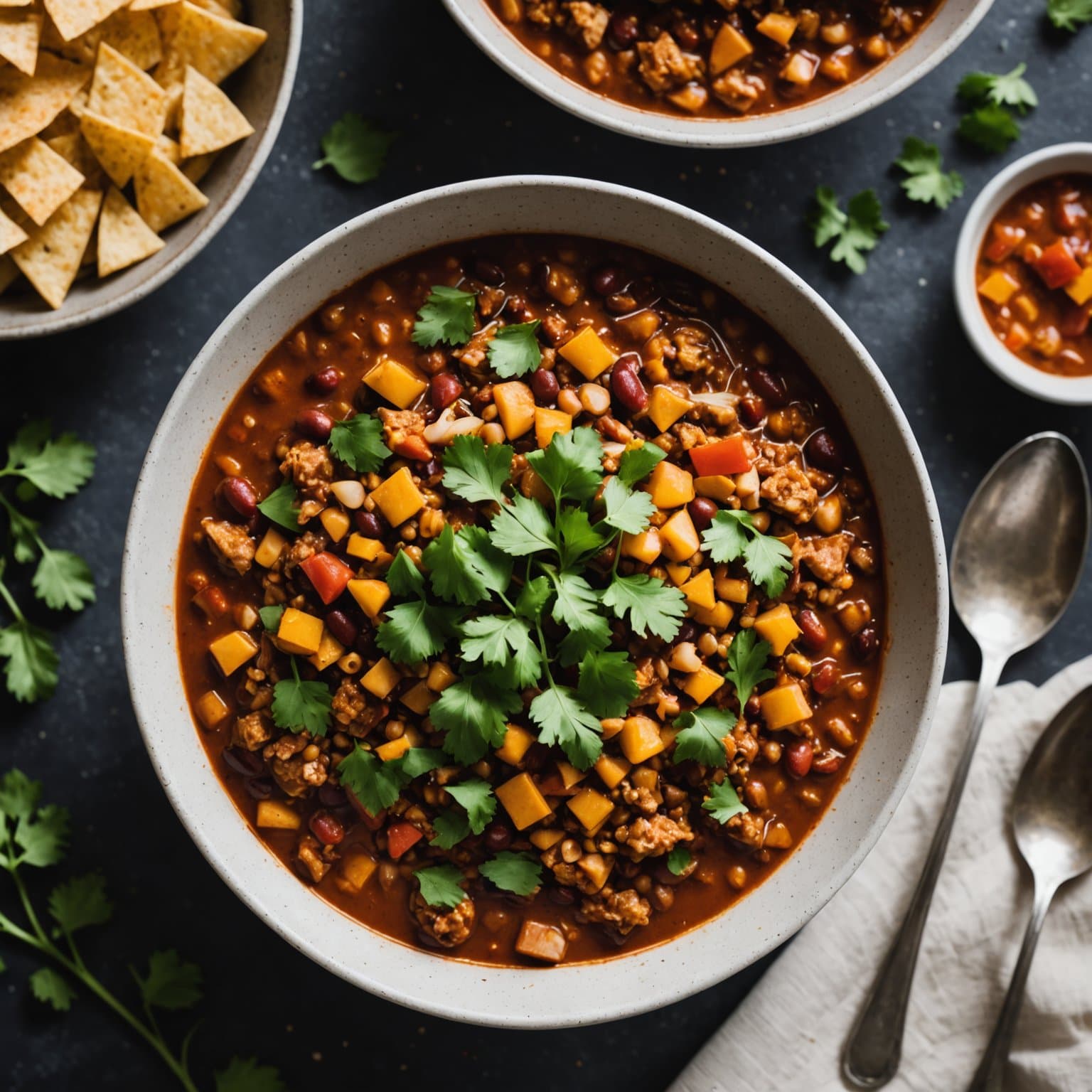 En enkel skandinavisk kalkunchili
