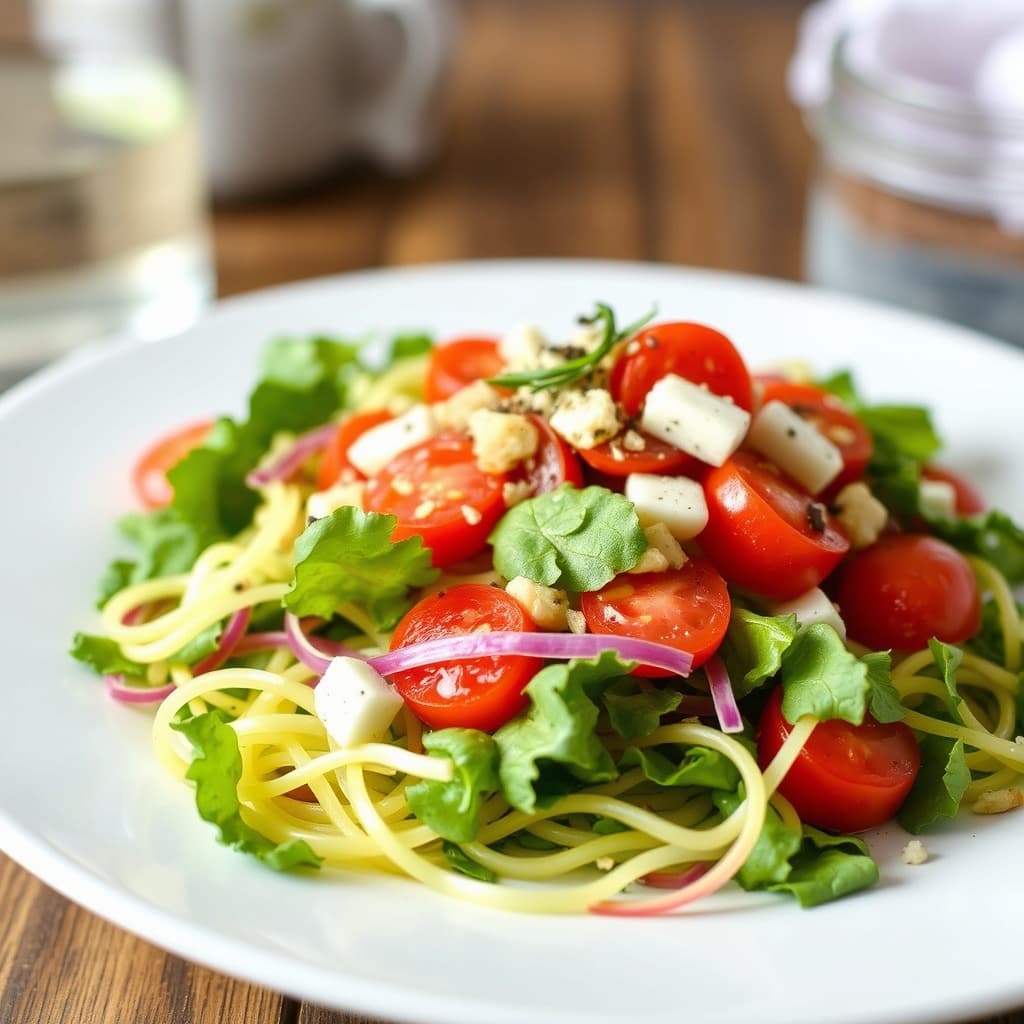 En fin italiensk jentes salat