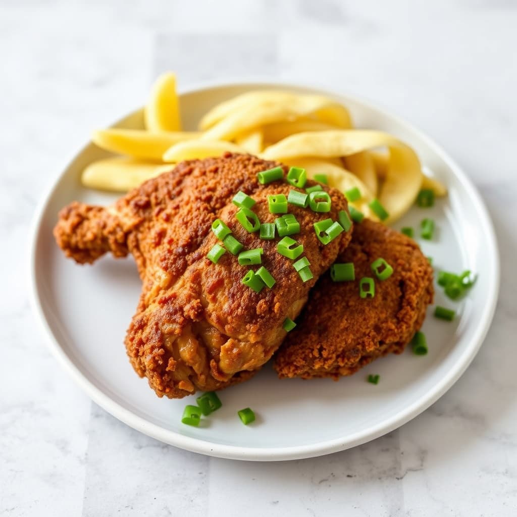 En sørstatsstekt kylling