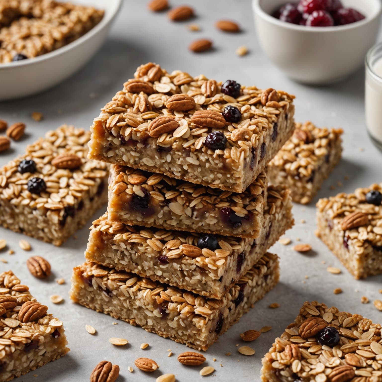 Energibarer med havregryn